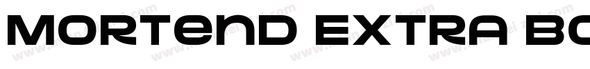Mortend Extra Bold字体转换